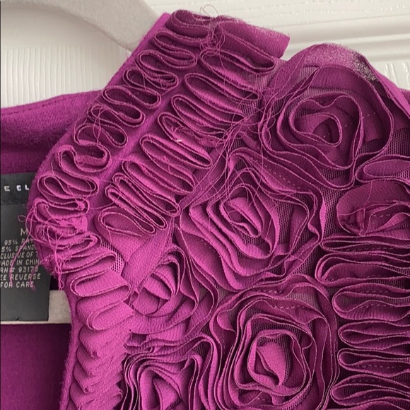 Medium Sized Plum Colored Detailed Blouse - Picture 8 of 10